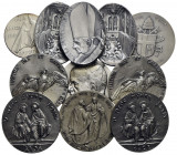Medaglie - - - PAPALI - lotto di 11 medaglie (Ag) - - FDC