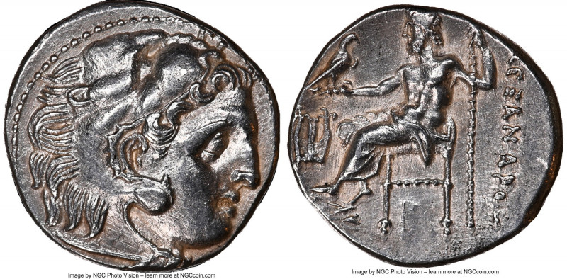 MACEDONIAN KINGDOM. Alexander III the Great (336-323 BC). AR drachm (16mm, 10h)....