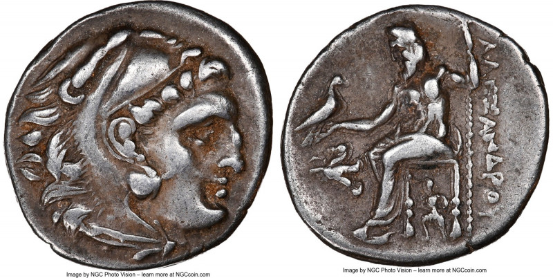 MACEDONIAN KINGDOM. Alexander III the Great (336-323 BC). AR drachm (18mm, 3h). ...