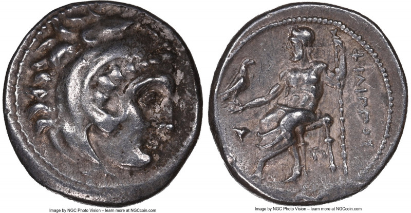 MACEDONIAN KINGDOM. Philip III Arrhidaeus (323-317 BC). AR drachm (17mm, 12h). N...