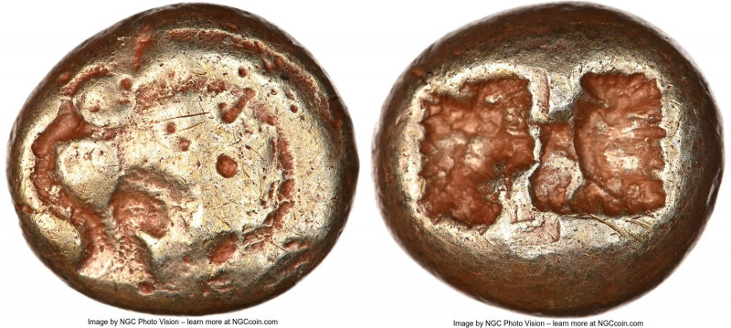 IONIA. Uncertain mint. Ca. 650-600 BC. EL third-stater (12mm, 4.42 gm). NGC Choi...