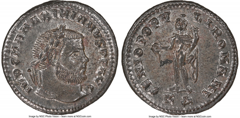 Maximian, First Reign (AD 286-310), as Senior Augustus. AE follis or BI nummus (...