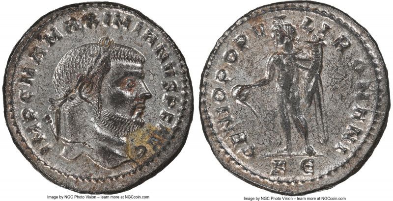 Maximian, First Reign (AD 286-310), as Senior Augustus. AE follis or BI nummus (...