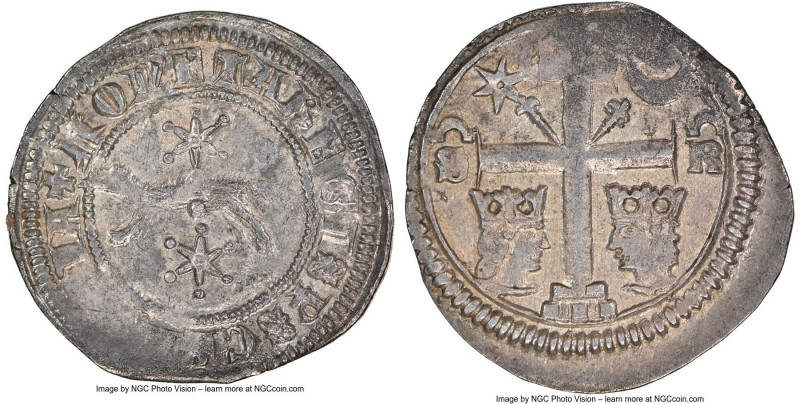 Slavonia. Stephen V Denar ND (1270-1272) S-R MS63 NGC, Zagreb mint, Rengjeo-128....