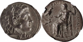 MACEDON. Kingdom of Macedon. Philip III, 323-317 B.C. AR Tetradrachm (16.37 gms), Tarsos Mint, ca. 323-318/7 B.C. NGC Ch EF, Strike: 5/5 Surface: 3/5....