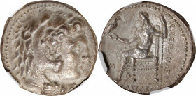 MACEDON. Kingdom of Macedon. Philip III, 323-317 B.C. AR Tetradrachm (16.64 gms), Babylon Mint, ca. 323-318/7 B.C. NGC Ch EF, Strike: 5/5 Surface: 3/5...