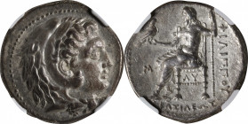 MACEDON. Kingdom of Macedon. Philip III, 323-317 B.C. AR Tetradrachm (16.55 gms), Babylon Mint, ca. 323-318/7 B.C. NGC Ch EF, Strike: 5/5 Surface: 3/5...