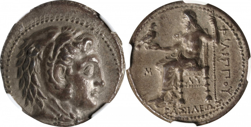 MACEDON. Kingdom of Macedon. Philip III, 323-317 B.C. AR Tetradrachm (16.53 gms)...