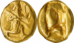 PERSIA. Achaemenidae. Darios I to Xerxes II, ca. 485-420 B.C. AV Daric (8.26 gms), Sardes Mint, ca. 485-420 B.C. NGC Ch EF, Strike: 5/5 Surface: 5/5....
