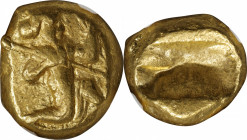 PERSIA. Achaemenidae. Darios I to Xerxes II, ca. 485-420 B.C. AV Daric (8.16 gms), Sardes Mint, ca. 485-420 B.C. NGC Ch VF, Strike: 3/5 Surface: 4/5....