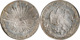 MEXICO. 2 Reales, 1861-Mo CH. Mexico City Mint. PCGS MS-65.
KM-374.10. This bright and flashy example boasts a crisp strike with frosty devices and s...
