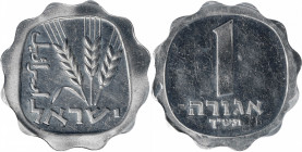ISRAEL. Agora, JE 5720 (1960). Kings Norton Mint. PCGS SPECIMEN-62.
KM-24.1. Serif variety. Though this Specimen is somewhat handled, it still provid...