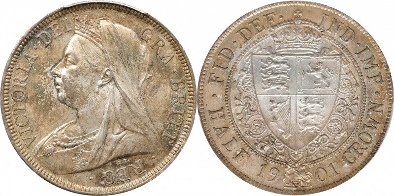 GREAT BRITAIN. 1/2 Crown, 1901. London Mint. Victoria. PCGS MS-65.
S-3938; KM-7...