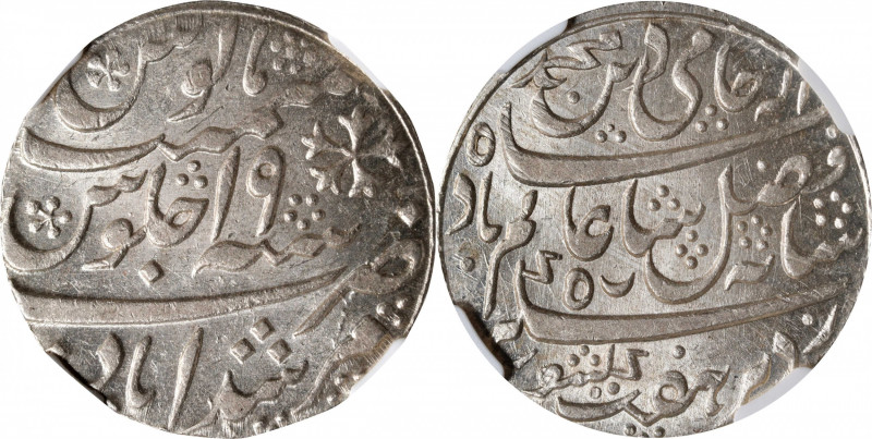 INDIA. Bengal Presidency. Rupee, "Year 19" (struck 1793-1818). Calcutta (as "Mur...