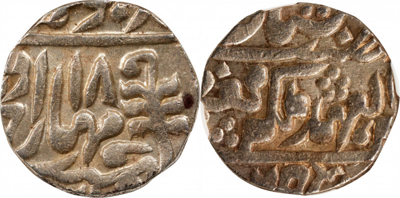 INDIA. Jaipur. Rupee, Year 18 (1897). Madho Singh II (under Victoria as Empress)...