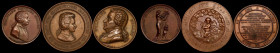 MIXED LOTS. Musica in Nummis: Austria - France - Germany. Quartet of Bronze Medals (4 Pieces), ND (ca. 19th-20th Centuries). Grade Range: EXTREMELY FI...