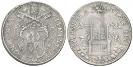 ROMA
Clemente IX (Giulio Rospigliosi), 1667-1669.
Piastra.
Ag gr. 31,25
Dr. CLEMENS IX - PONT MAX. Stemma sormontato da triregno e chiavi decussat...