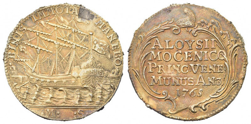 VENEZIA
Alvise IV Mocenigo Doge CXVIII, 1763-1778.
Osella anno III, 1765.
Ag ...
