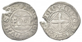 SAVOIA ANTICHI
Amedeo VIII Duca, 1416-1440.
Quarto di Grosso II Tipo, Nyon (?).
Mi gr. 1,31
Dr. AMEDEVS DVX SAB’. FERT (in gotico) tra 4 rette par...