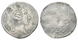 REGNO DI SARDEGNA
Vittorio Amedeo III, 1773-1796. 
Monetazione per la Sardegna. Reale Sardo 1795.
Ag gr. 2,62
Dr. VIC AM D G REX SAR CYP ET IER. T...