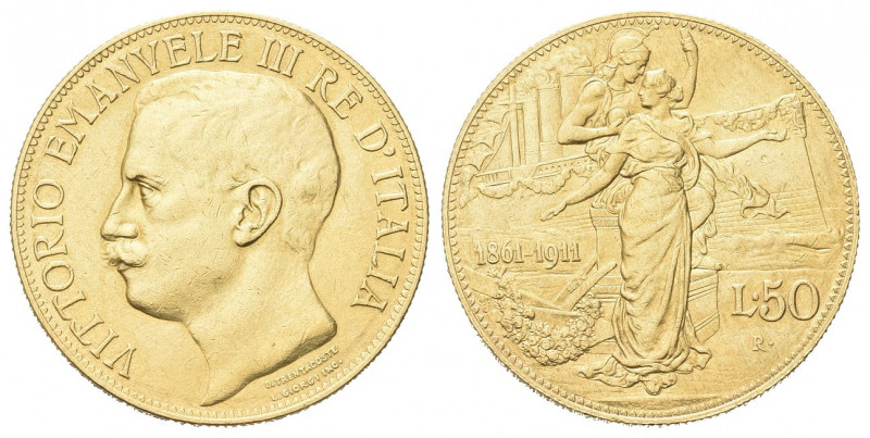 REGNO D’ITALIA
Vittorio Emanuele III, 1900-1943.
50 Lire 1911 Roma, Cinquanten...