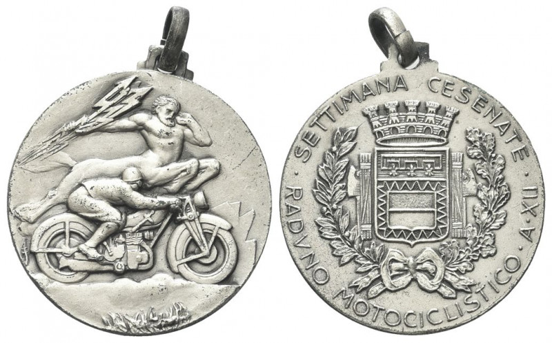 CESENA
Ventennio Fascista, dal 1923 al 1943.
Medaglia 1934 a. XII Raduno Motoc...