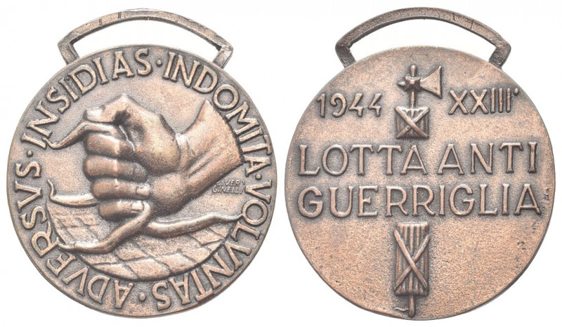 ROMA
Durante Repubblica Sociale Italiana, 1943-1945.
Medaglia 1944 a. XXIII op...