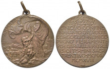 TRENTO
Durante Vittorio Emanuele III, 1900-1943.
Medaglia 1918 I Armata Alpini opus L. Bistolfi.
Æ gr. 19,07 mm. 35,2
Dr. 1A ARMATA. Figura femmin...