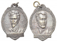 TRENTO E TRIESTE
Durante Carlo I d’Austria, 1916-1919.
Medaglia 1918 opus Picchiani.
Æ gr. 9,08 mm.32,8x24,2 
Dr. ANCORA UNA VOLTA MALEDETTO L’IMP...