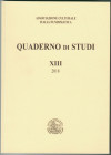 ROMA IMPERIALE

Associazione Culturale Italia Numismatica
Quaderno di Studi XIII 2018.
Libreria Classica Editrice Diana Cassino 2018.
pp. 188 + I...