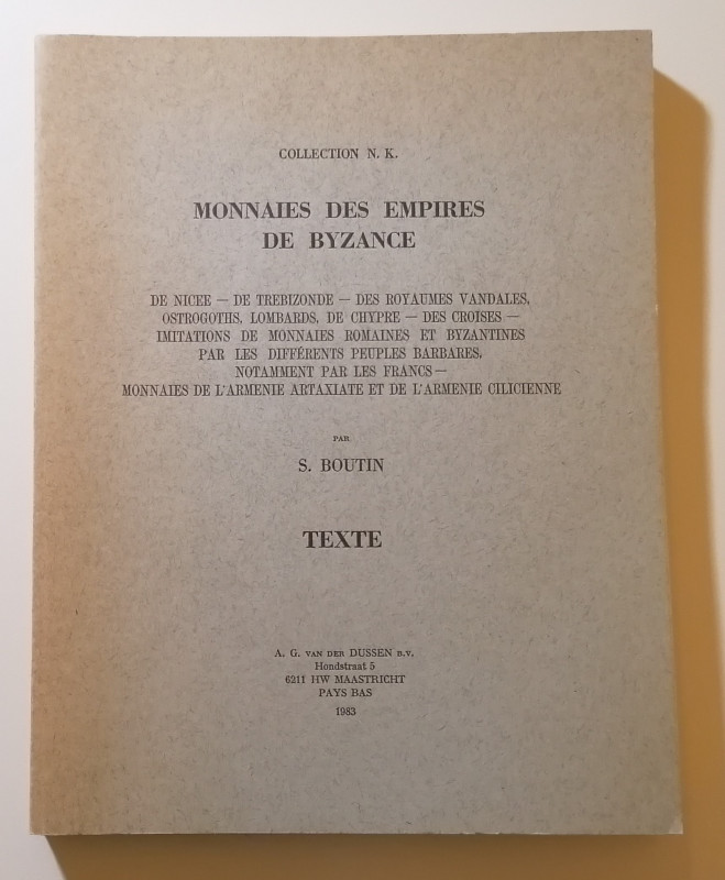 IMPERO BIZANTINO
S. Boutin 
Collection N. K. - Monnaies des Empires de Byzance...