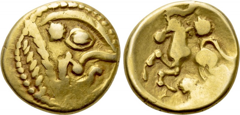 WESTERN EUROPE. Northeast Gaul. Bellovaci (Circa 60-30/25 BC). GOLD Stater.

O...