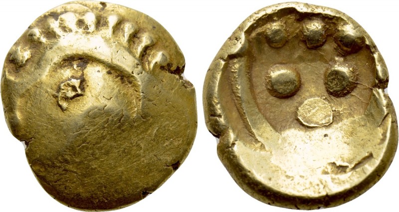 CENTRAL EUROPE. Germany. Vindelici (2nd-1st centuries BC). GOLD Stater. "Rolltie...