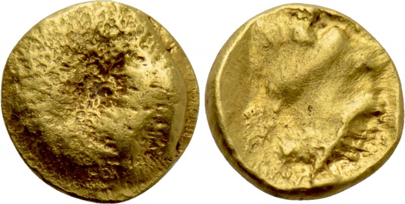 CENTRAL EUROPE. Boii. GOLD 1/24 Stater (2nd-1st centuries BC). "Athena Alkis" ty...