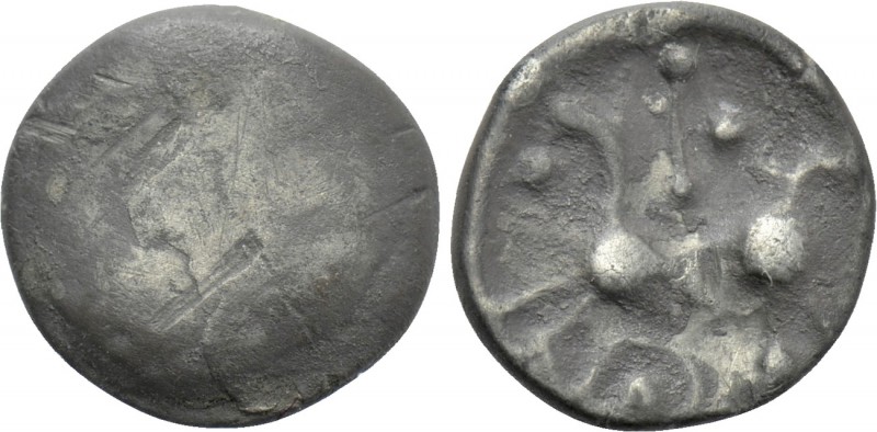 CENTRAL EUROPE. Boii. Obol (1st century BC). "Roseldorf II" type. 

Obv: Plain...