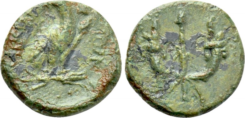 UNCERTAIN. Ae (Circa 3rd-2nd centuries BC). 

Obv: Eagle, head left, standing ...