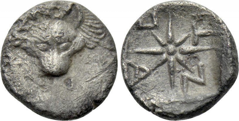CIMMERIAN BOSPOROS. Pantikapaion. Hemiobol (Circa 400-390 BC). 

Obv: Facing h...