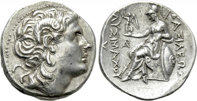KINGS OF THRACE (Macedonian). Lysimachos (305-281 BC). Tetradrachm. Pella. 

O...