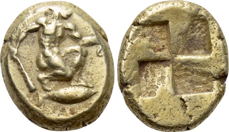 MYSIA. Kyzikos. EL Hekte (Circa 550-450 BC). 

Obv: Herakles, holding club, bo...