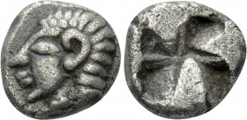 IONIA. Kolophon. Hemiobol (Circa 530/25-500 BC).