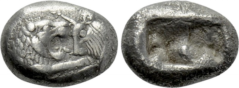 KINGS OF LYDIA. Kroisos (Circa 564/53-550/39 BC). Half Stater. Sardes. 

Obv: ...