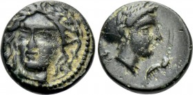 CARIA. Iasos. Ae (4th-3rd centuries BC).