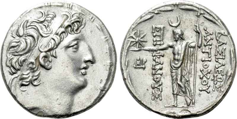 SELEUKID KINGDOM. Antiochos VIII Epiphanes (Grypos) (121/0-97/6 BC). Tetradrachm...