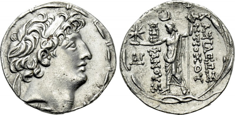 SELEUKID KINGDOM. Antiochos VIII Epiphanes (Grypos) (121/0-97/6 BC). Tetradrachm...