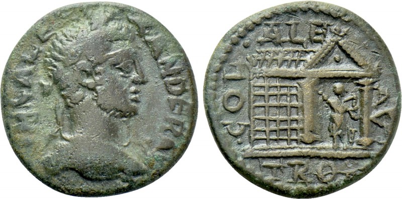 TROAS. Alexandria. Severus Alexander (222-235). Ae As. 

Obv: IM S ALEXANDER A...