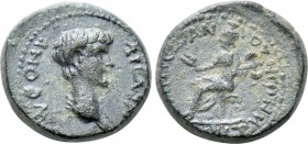 LYDIA. Mostene. Nero (54-68). Ae. Pedanios, magistrate.