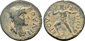 PHRYGIA. Bruzus. Pseudo-autonomous. Time of Maximinus Thrax to Gordian III (235-244). Ae.