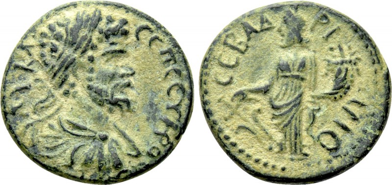 PHRYGIA. Hadrianopolis-Sebaste. Septimius Severus (193-211). Ae. 

Obv: AY KΛ ...