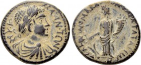 PHRYGIA. Peltae. Caracalla (198-217). Ae. T. Mar. Tat. Arionos, strategos.