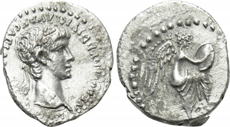 CAPPADOCIA. Caesarea. Nero (54-68). Hemidrachm. 

Obv: NERO CLAVD DIVI CLAVD F...